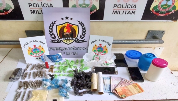 Traficantes são presos com maconha, merla e cocaína no Aeroporto Velho